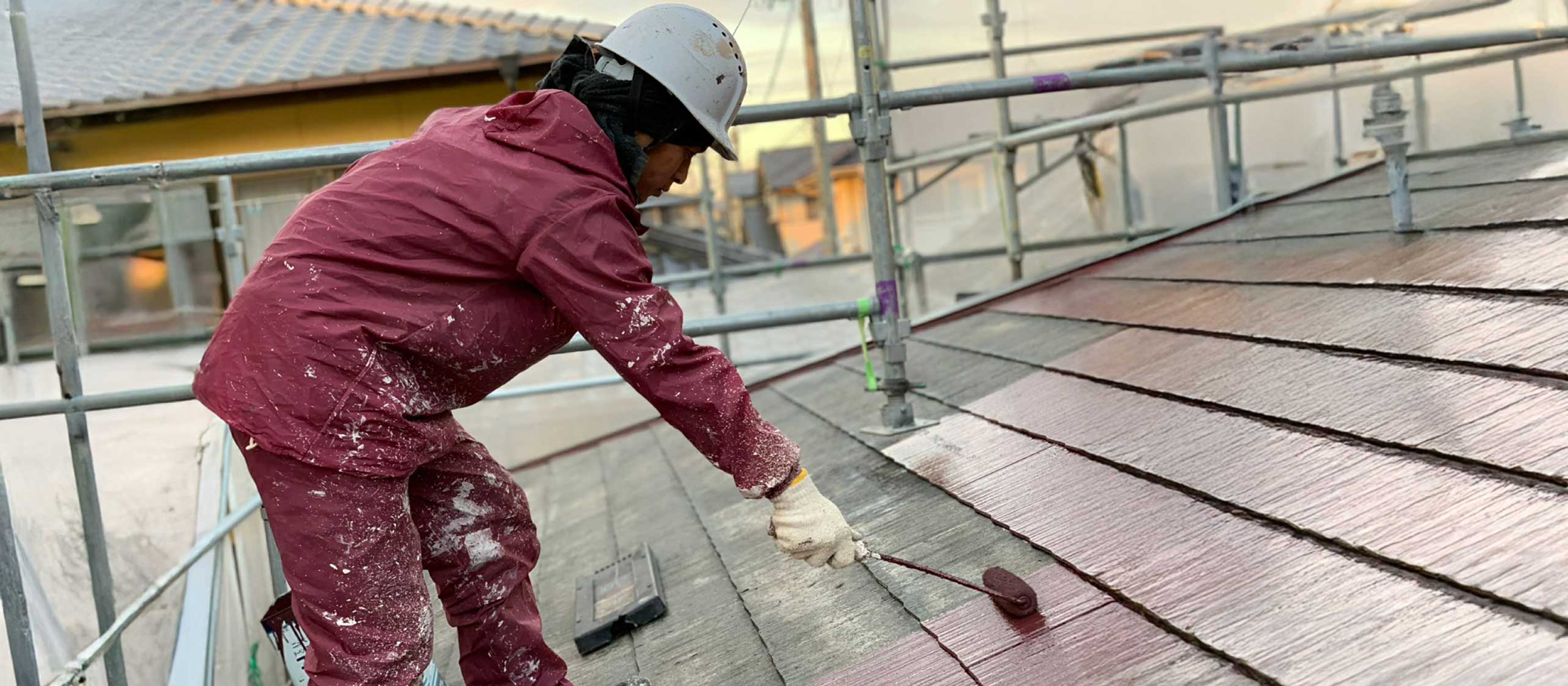 株式会社WALT：雨漏り調査・屋根塗装の様子